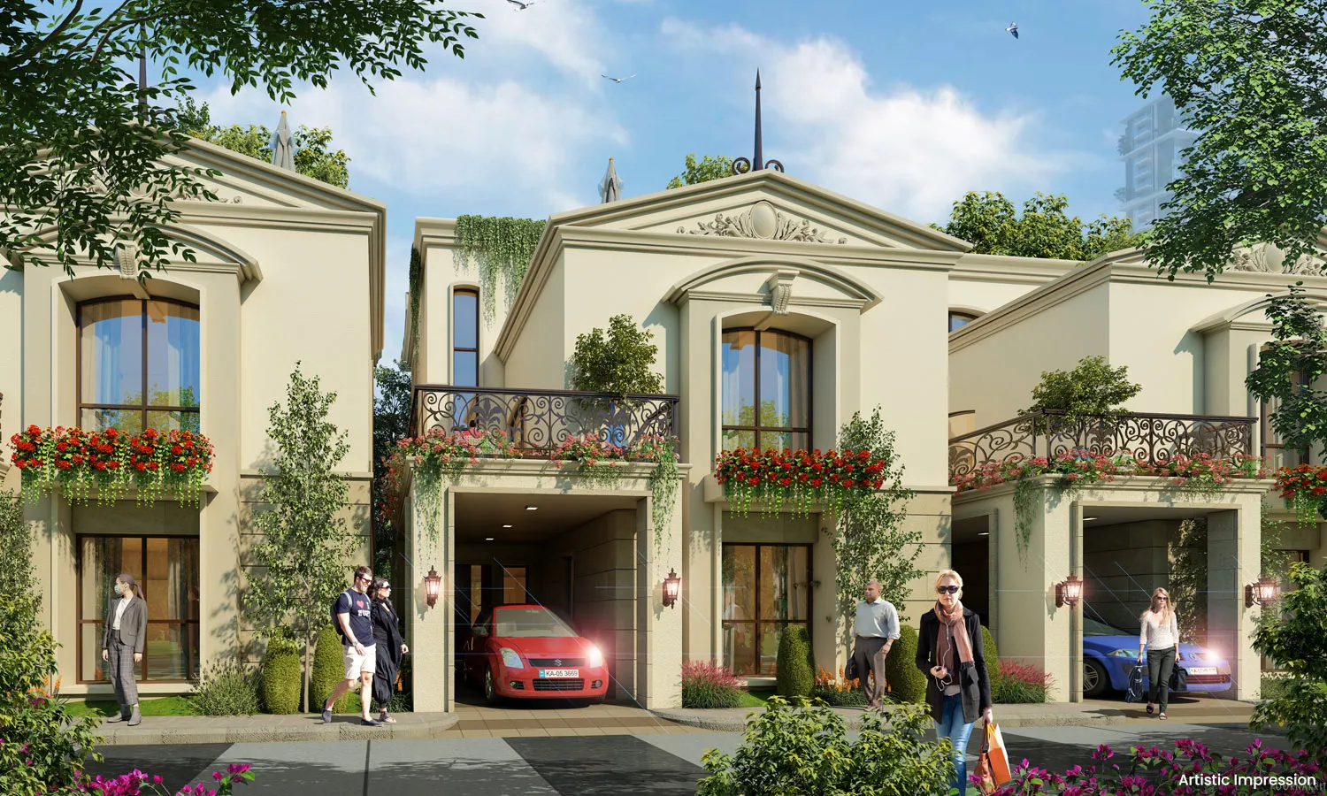 Cozy balcony area with seating at Atco La Vivant