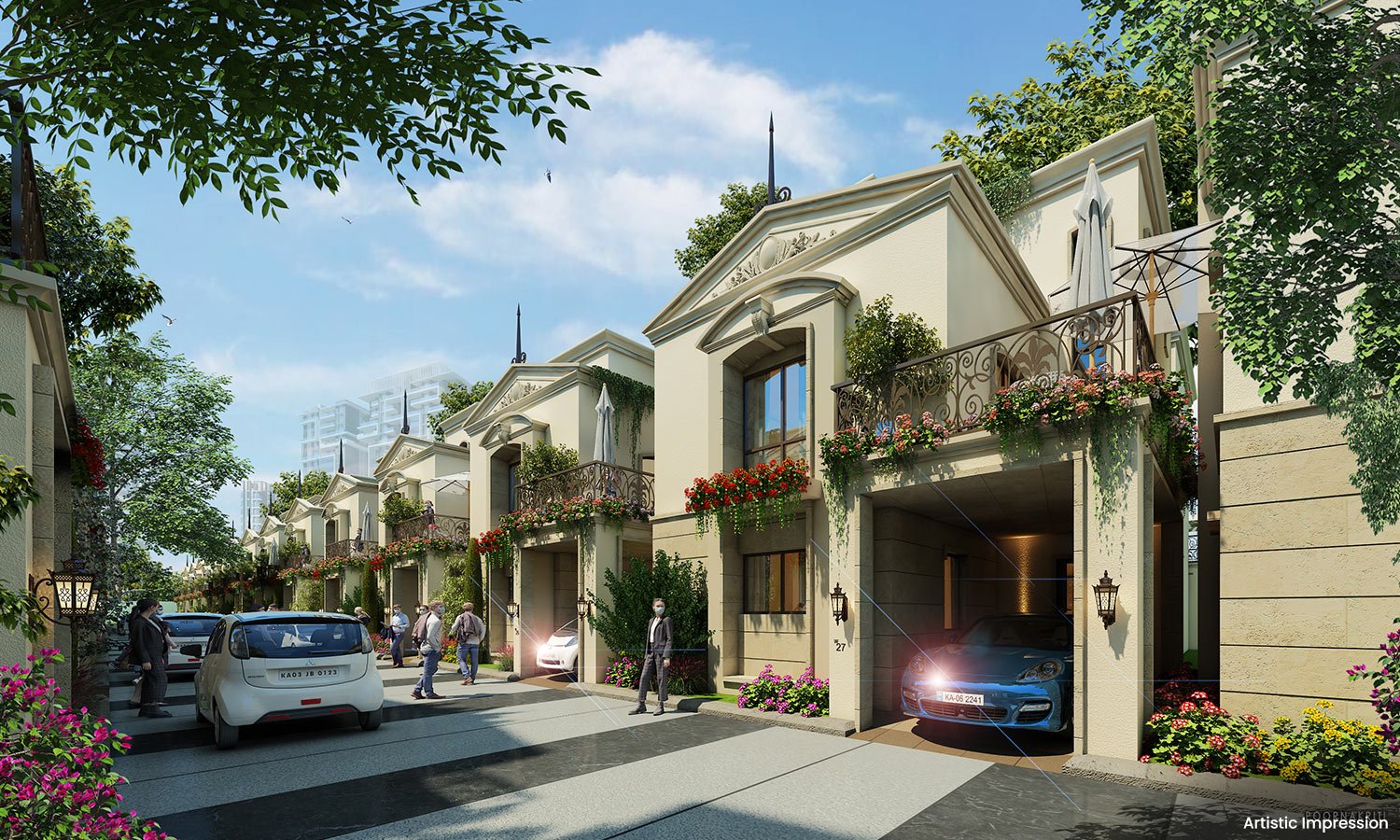 Tower view at Atco La Vivant